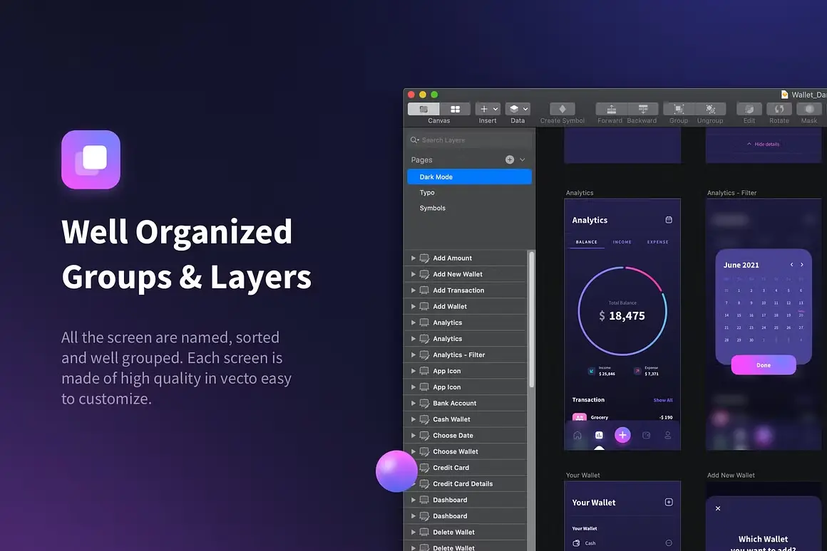 Wireframe Kit for Figma Creativefy - Gambar 3